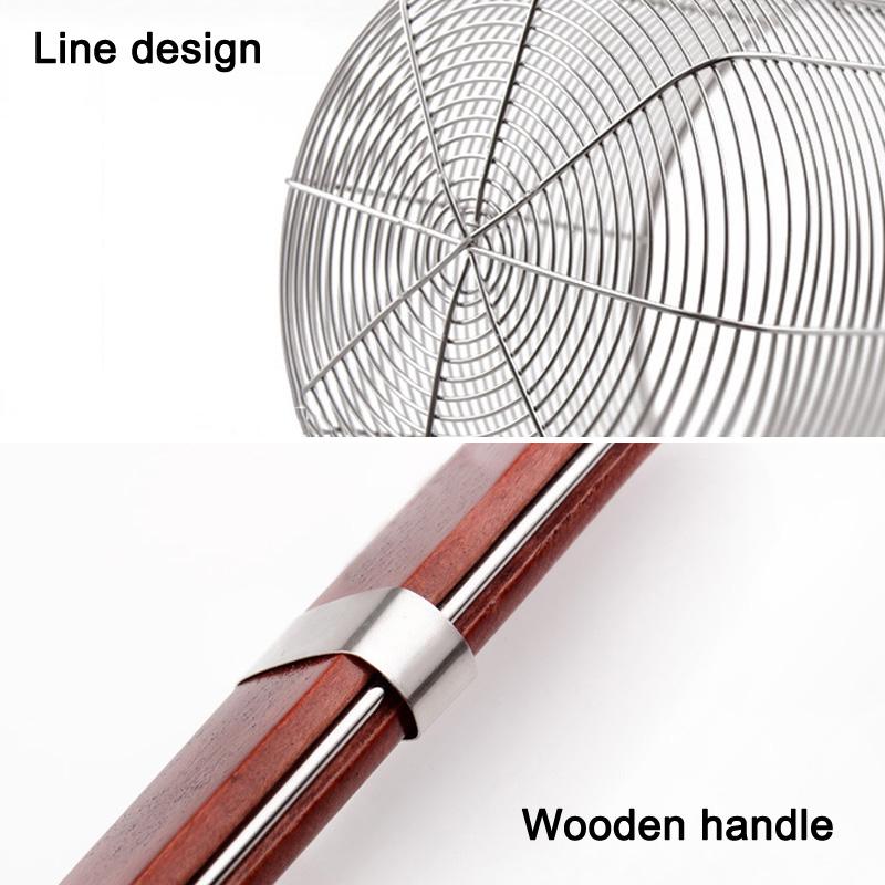 Stainless Steel Colander Noodle Dumplings Mesh Basket Fryer French Fries Dryer Vegetable Frying Basket Sink Strainer For Kitchen