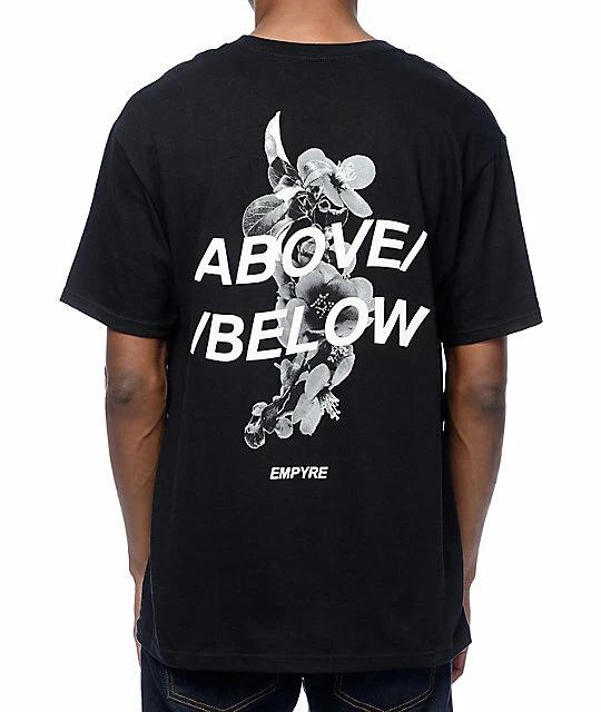 Empyre Mens Above Below Black Tee Shirt New S, L L