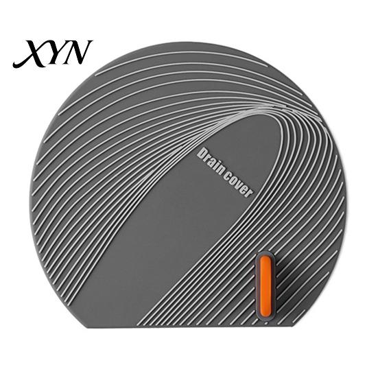 Floor Drain Cover Silicone with Handle, Universal Shower Tub Stopper, Sewer Anti-Odor Deodorizing Mat for Bathroom Kitchen Laundry Room Stopper
