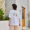 Women's T Shirts Women's White Crew Neck Moderate