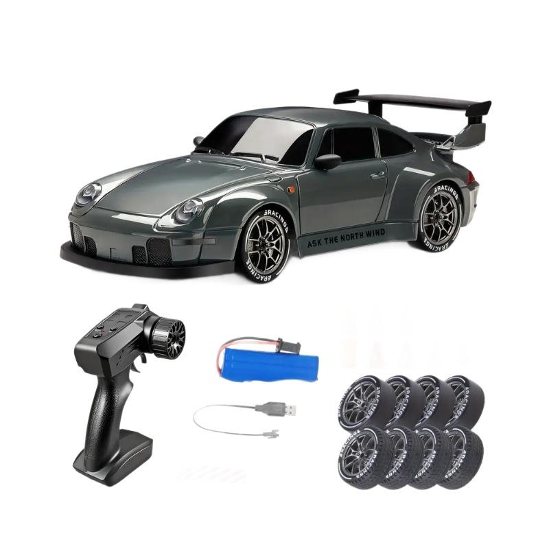 1:Auto da Deriva ad Alta Velocità Radiocomandata in Scala 1:24, Auto da Corsa RC 4WD con Batteria Ricaricabile, per Bambini Adulti Indoor Outdoor Drifting