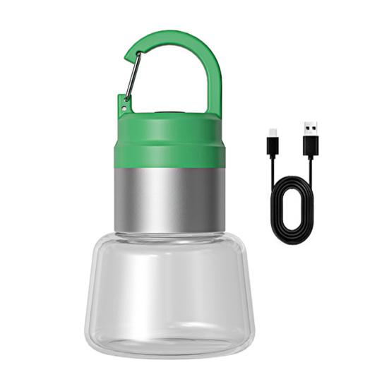 Outdoor Camping Lantern USB Rechargeable Waterproof Detachable Water Bottle Light Portable Hiking Backpacking LED Hanging Lamp