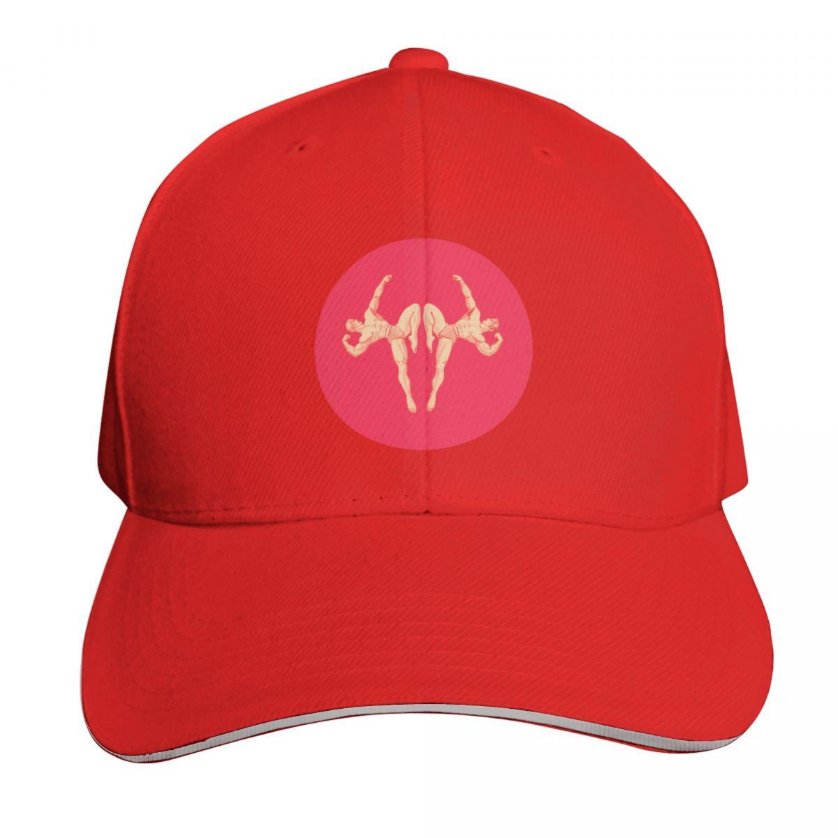Muscle Skull (Circle) Baseball Cap Mountaineering Fishing cap Fashion Beach Kids Hat Womens Beach Unisexs