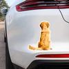 Golden Retriever Pet Dog Car Stickers Waterproof Vinyl Decals Auto Body Window Bumper Decor Motorcycle Helmet Stickers TM202
