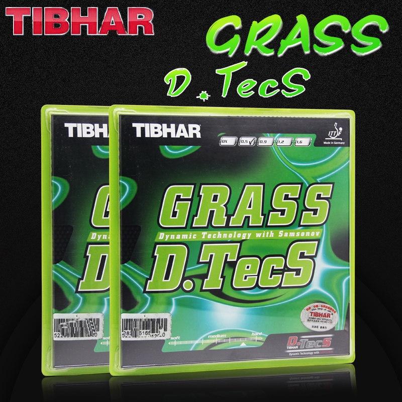 TIBHAR Table Tennis GRASS D.TECS German Imported Dynamic Technology Offensive Long Pips Single Rubber Sheet Colorful