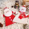 Knitted Christmas Doll Bag Santa Claus Gift Bag Christmas Eve Xmas Drawstring Bag  Home Decoration