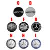 4pcs 75mm For Mercedes Benz AMG W211 W205 W213 W203 C218 A207 CLA CLS E CLA Car Wheel Center Logo Hub Cap Badge Cover Accessorie