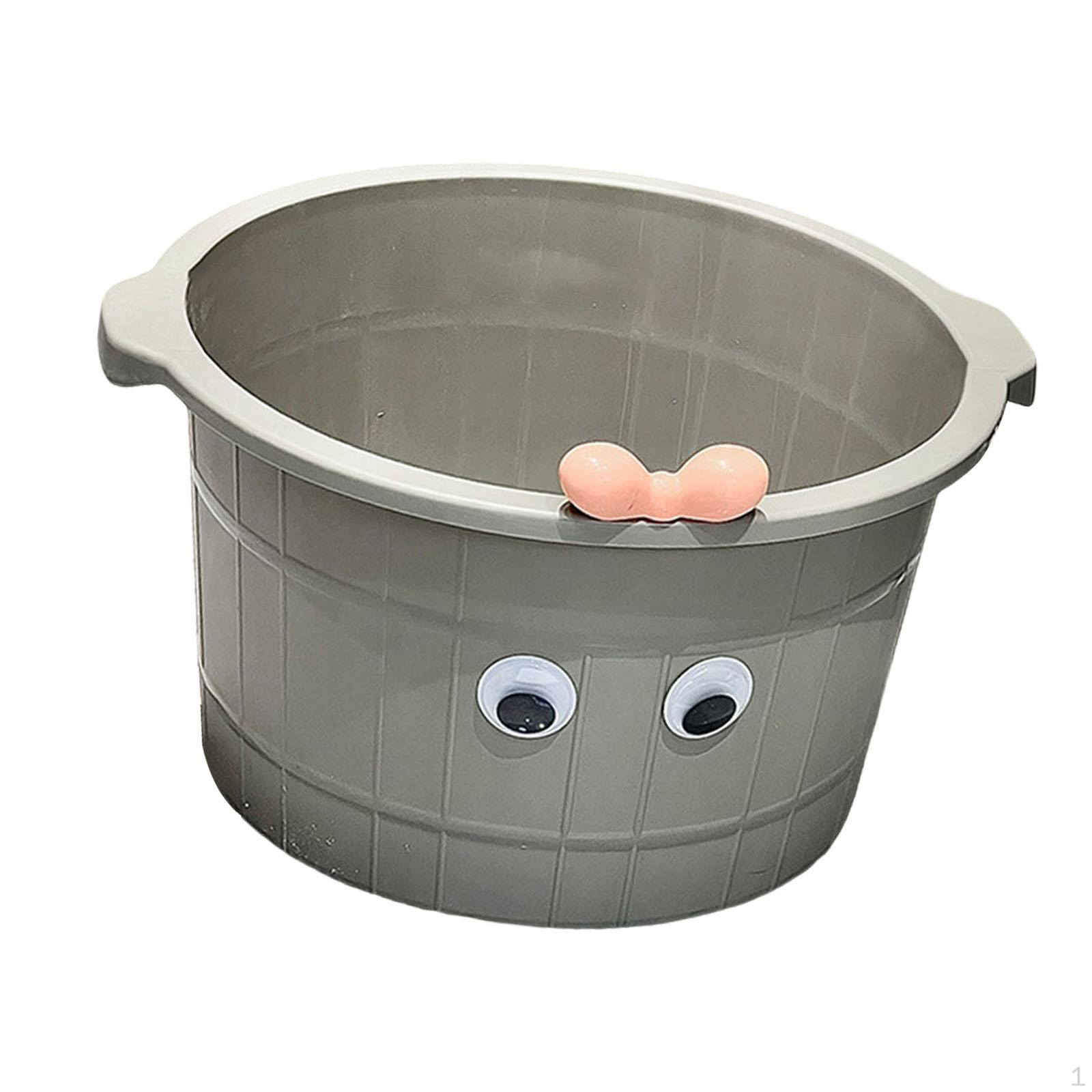 

Ванночка для ног Массаж SPA Бассейн Ведро Многофункциональная с точками Прочные ножки Замачивание серый