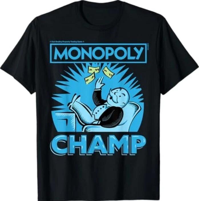 Monopoly Man Champ Money Toss Vintage Logo T-Shirt 3XL