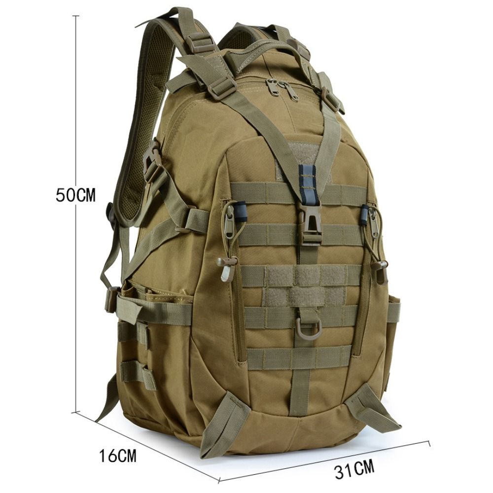 Oxford Cloth Mountaineering Bag 40L Large Capacity Double-Shoulder Bag  Mountaineering Hiking