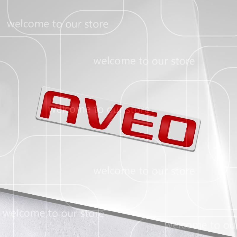 

3D For Chevrolet Aveo Cruze MT Car Sticker Zinc Alloy Emblem Body Accessories Styling Metal Rear Trunk Badge Decal