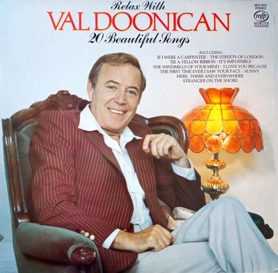 LP Record VAL DOONICAN - Relax With Val Doonican - 20 Beauti MFP5575 Music For Pleas 1982 UK Pop Used