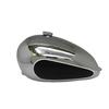Triumph Bonneville T120TR6 Chrome & Black Painted Fuel Gas Fuel Tank Steel