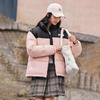 Li Ning Hot Pot Series Water-Resistant Infrared Warm Printed Color-Block Windbreaker Down Jacket Unisex Outerwear AYMU609-20