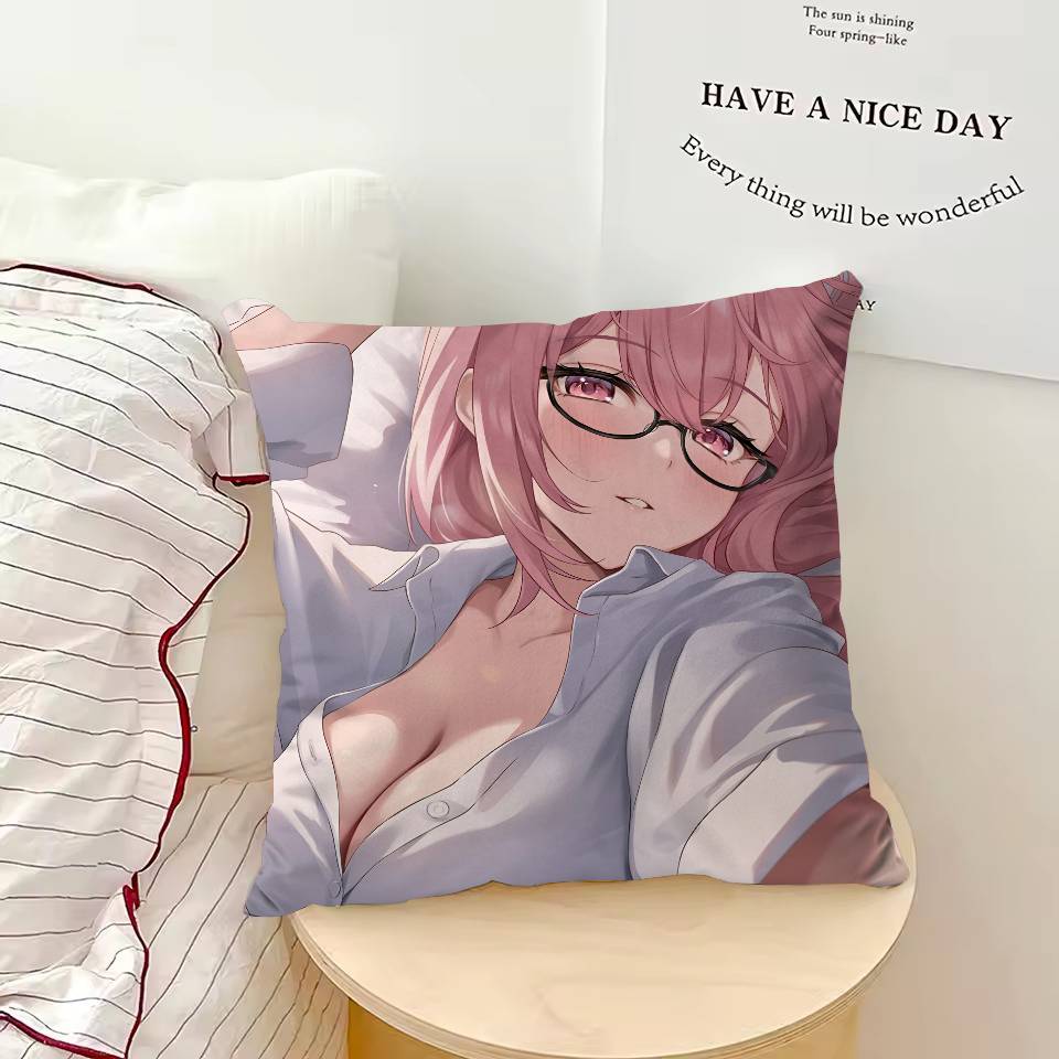 Genshin Impact kawayii Yae Miko Pillow Case good printing pillowcase living room sofa cushion cover bedroom room decor