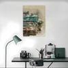 Vintage Car Printed Poster Customized Wall Art Retro Vintage Metal Tin Signs for Room Bedroom Decoration Aesthetic Office Decor