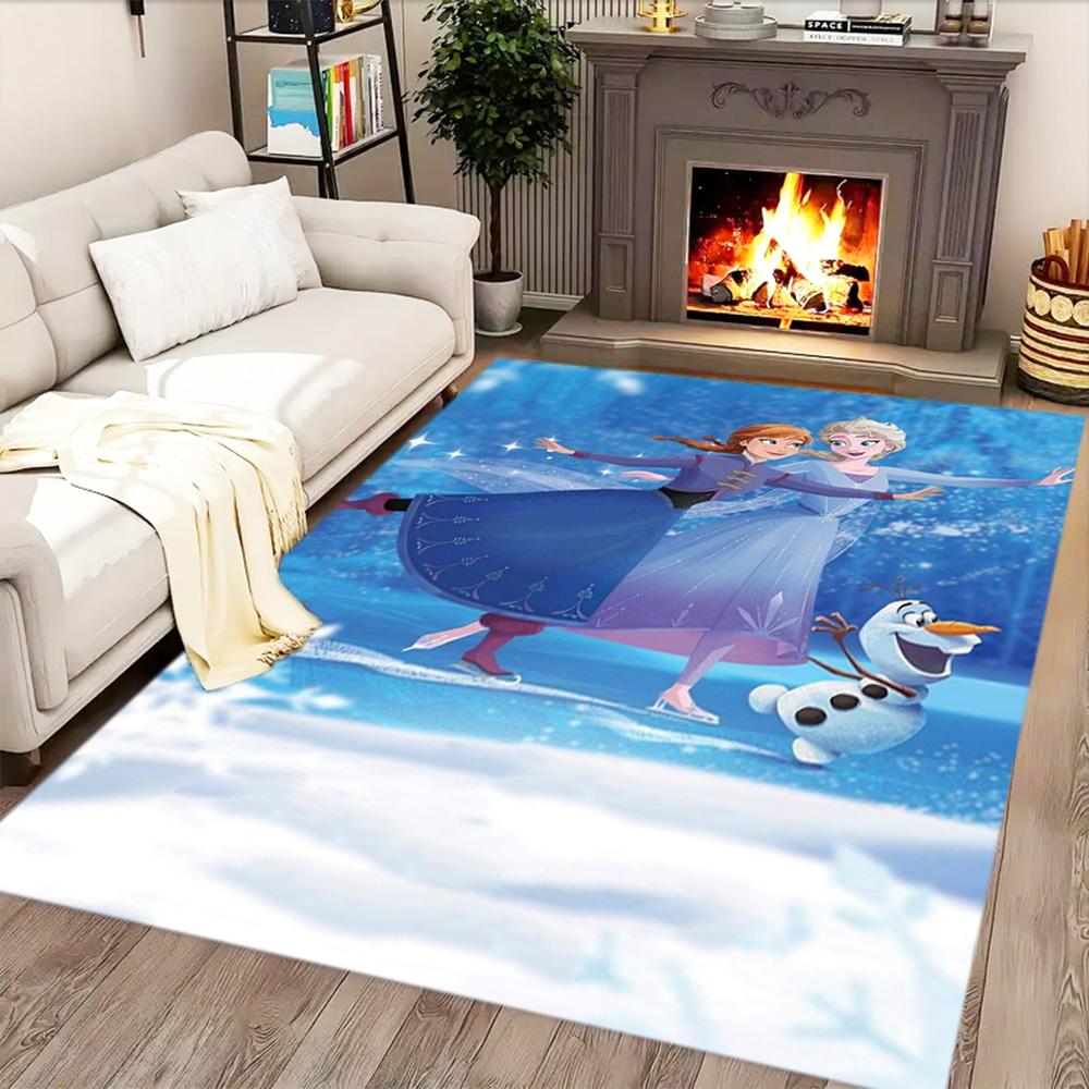 Frozen Adventure rug for Living Room, Bedroom, Study Room, Hallway Decoration, Perfect for Home Decoration or Holiday Gifts