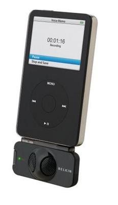 BELKIN iPod 5G înregistrator de voce TuneTalk Stereo F8Z082QEBLK