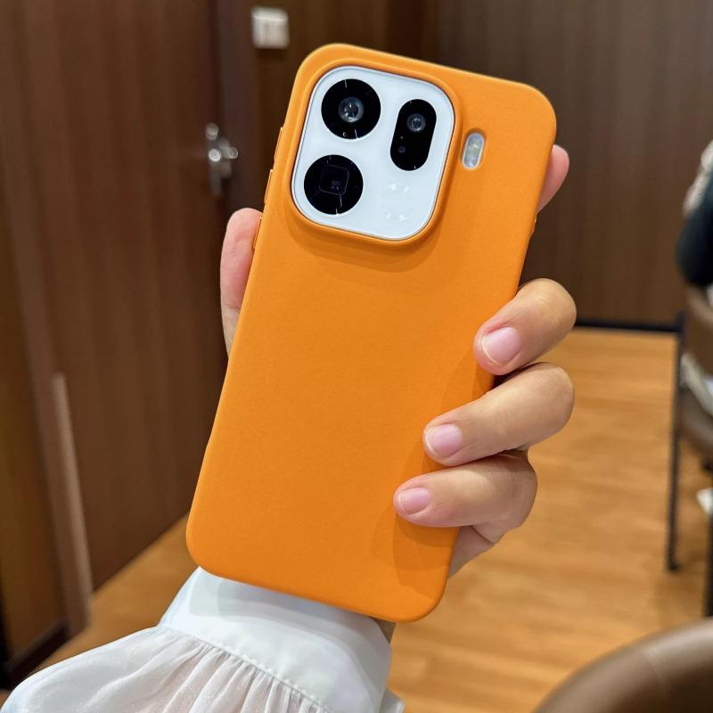 Magnetic Case For OPPO Find X9 Pro Case Fashion For MagSafe Matte Rock Sand Phone Cover Soft Border Back Shell Non-Slip Bumper
