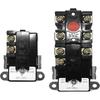 EWH-00 Electric Water Heater Thermostat for Double Element Heater, Includes 1x Upper Thermostat and 1x Lower Thermostat, Universal Type for TOD &