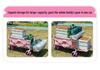 Pink Camper Van Portable Folding Cart for Packages and Picnic Camping