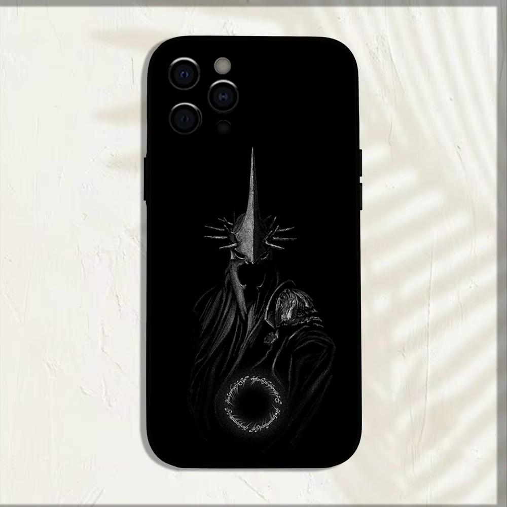 

Чехол для телефона Film The L-Lord R-Rings для iPhone 16,15,14,13,12,11,Pro,X,XS,Max,XR,Plus,Mini Мягкий Черный Чехол iPhone13