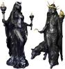 Cracker Barrel Bruxa 3D Resina Miniatura Estátua Ornamento de Mesa Figura Estátua de Bruxa Halloween Resina Ornamento Decoração de Feriado