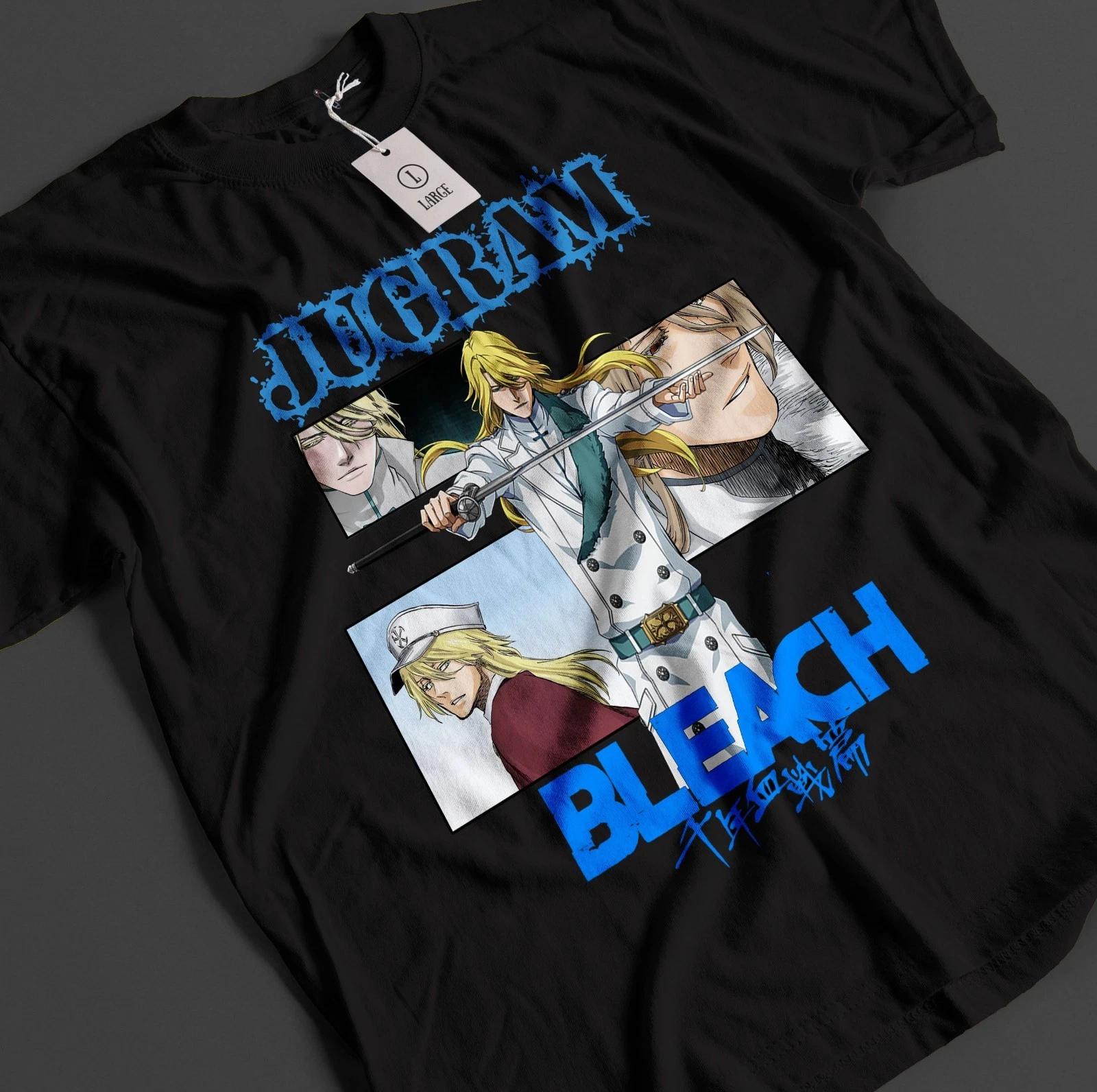 Bleach Anime Shirt Jugram T-Shirt Ichigo Bankai Tshirt Aizen Zaraki Unisex Tee S