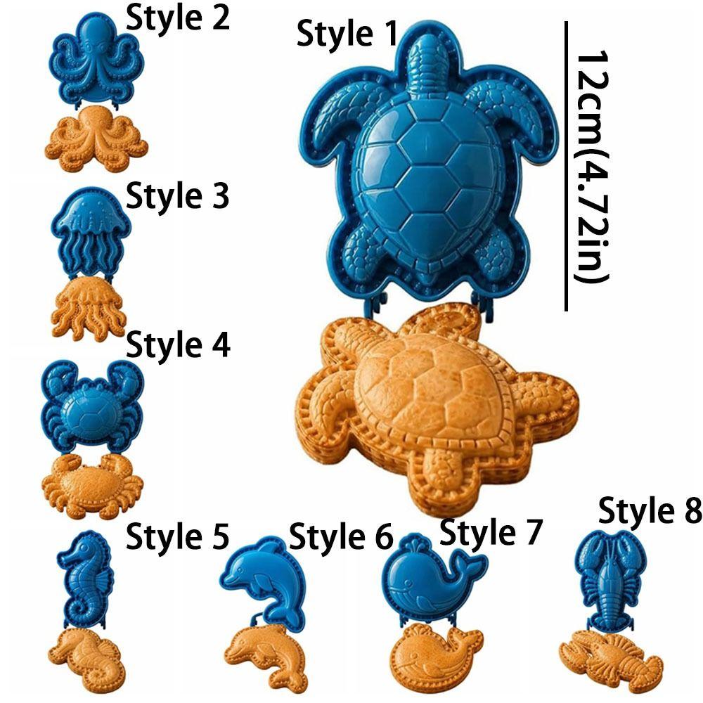 Sea Life Ocean Filled Pie Press Collection DIY Cookie Emboss Mold  Home Kitchen Baking