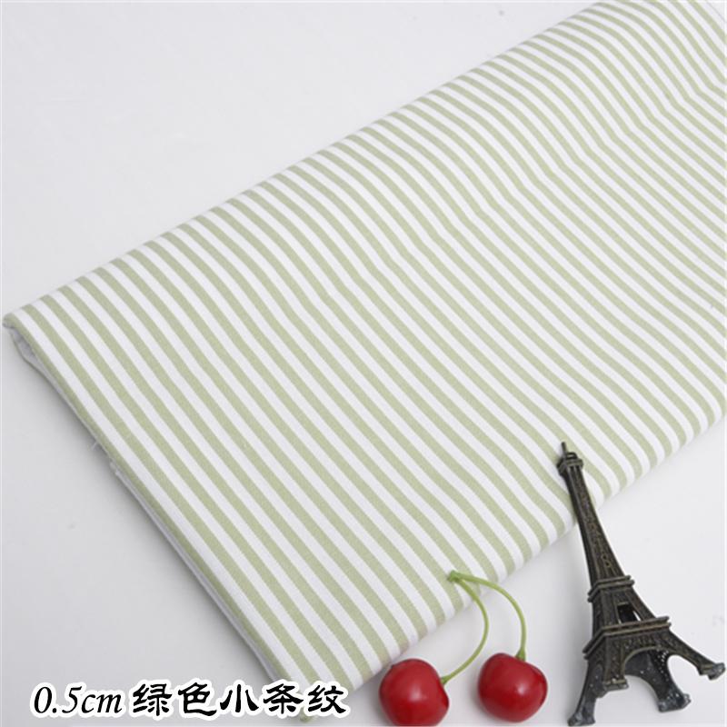 1M/2M/3M Thick Cotton linen solid color Fabric - Grid stripe DIY Material for Home Textiles (by Meter)