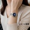 Used 395 ORIENT Women's Watch Manual Winding Operating Blue Dial
