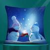Square Pillowcase, Christmas Gift, Santa Car Supplies, Office Supplies, Living Room Sofa Cushion Cover,  Home Decoration.