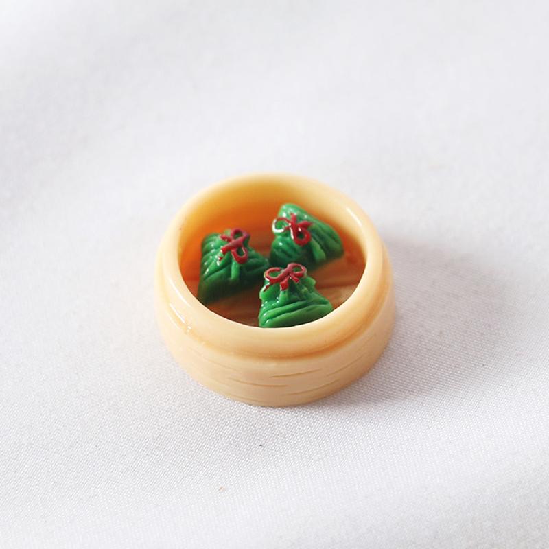 5Pcs 1:12 Scale Miniature Dollhouse Chinese Dim Sum Food For Decor Toys