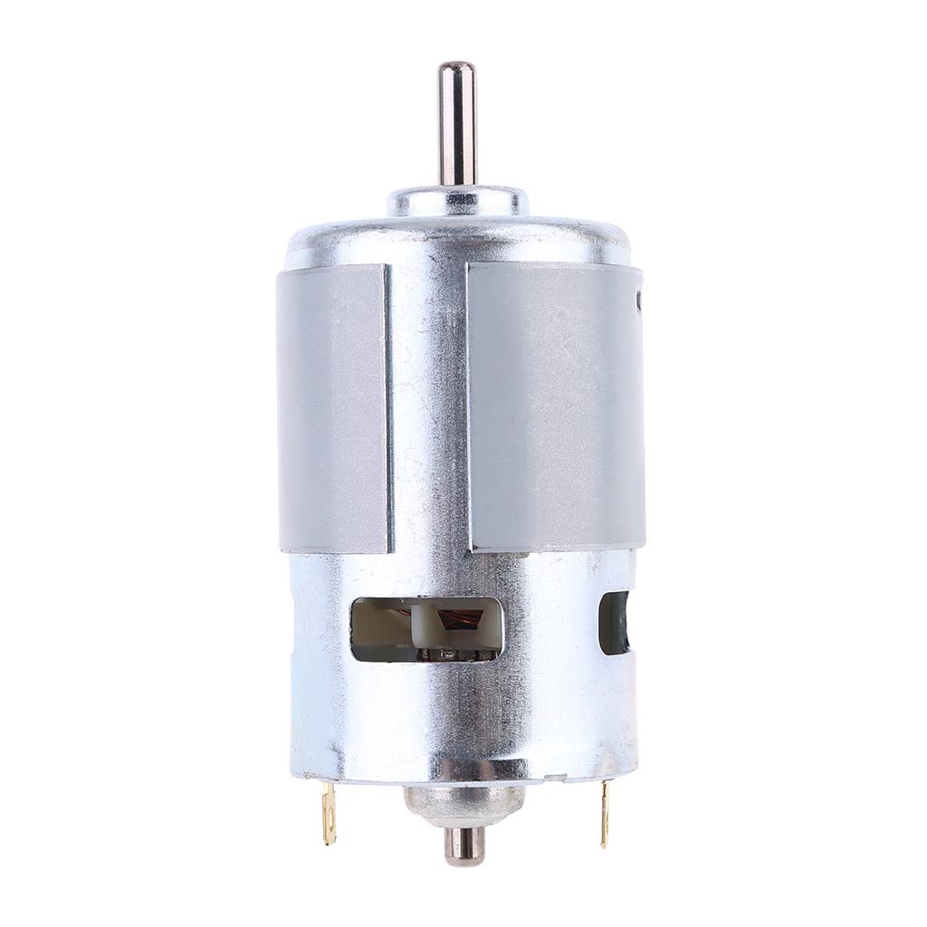 DC Motor 12V-24V 775 Motor Ball Bearing Large Torque High Power Low Noise Motor for Polishing Drilling Electrical To