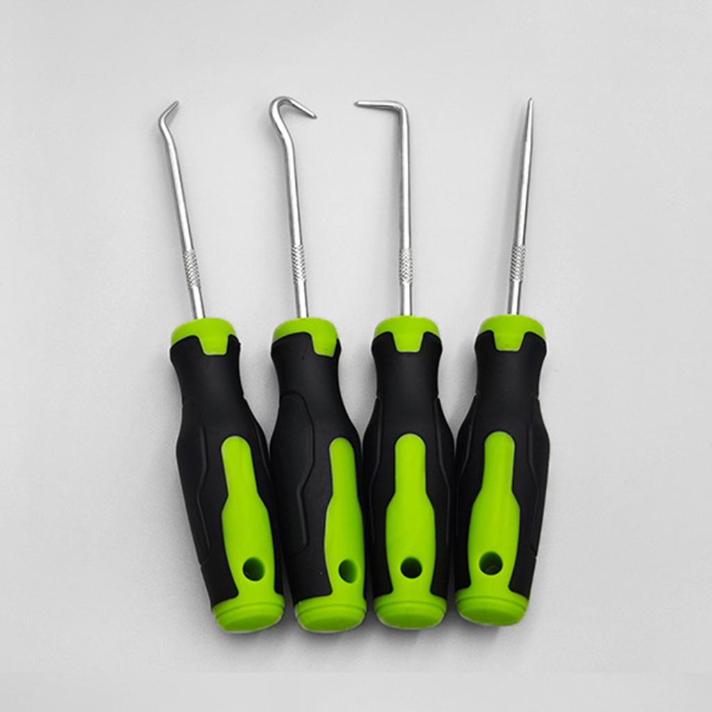 4Pcs/Set Car Oil Seal Screwdrivers Set Auto Vehicle Removal Pick Hook Set O Ring Seal Gasket Puller Remover Repair Tool