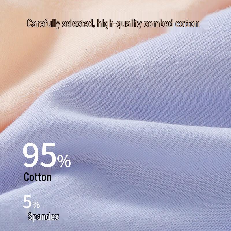 GUJIN Women's High-Waist Cotton Briefs 3-Pack