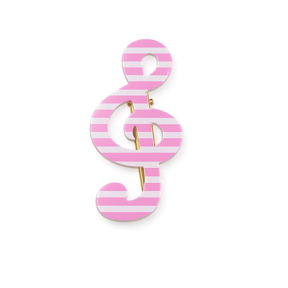 Cute Acrylic Musical Note Hairpins Creative Sweet Polka Dot Hair Clips Anti Slip Elegant Korean Fashion Hair Accessories Girls