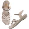 Shoetopia Women'S Snd-1080 Grey Flat Sandal-8 Kids Uk (Snd-1080-Grey)-Eu41