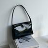 Silver Tote Evening Bag Pu Leather Shoulder Underarm Bags for Women Fashion Female Handbags Luxury Ladies Small Clutches Purse