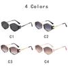 New Fashion Brand Designer Luxury Sunglasses Women  Vintage Rimless Letter Party Shades Glasses Outdoor Travel Sunglasses