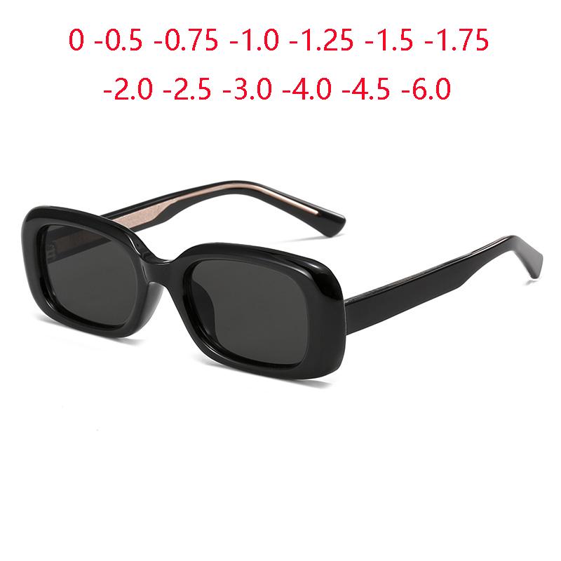 -0.5 -0.75 To -6.0 TR90 Square Nearsighted Sunglasses Polarised Outdoor Uses UV400 Anti-Glare Prescription Ready Sun Eyeglasses For Women Men