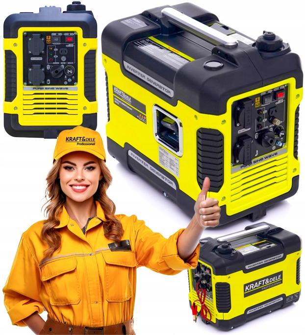 Portable Inverter Generator 1900W 2X230V Avr+