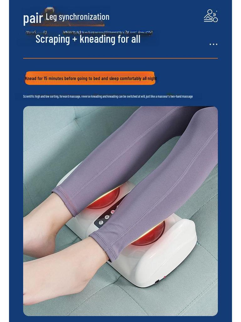 Multi-Function Automatic Foot and Calf Massager with Beauty Leg Therapy