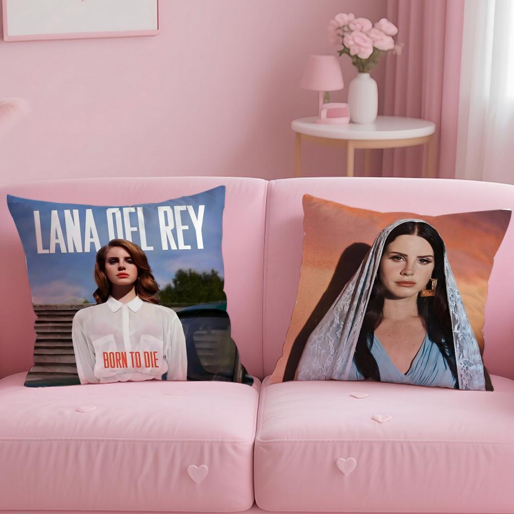 Lana Del Reys singer pretty Cushion Cover Comfortable Reversible Pillow Cover Ideal for Car Sofa Bedroom & Beyond
