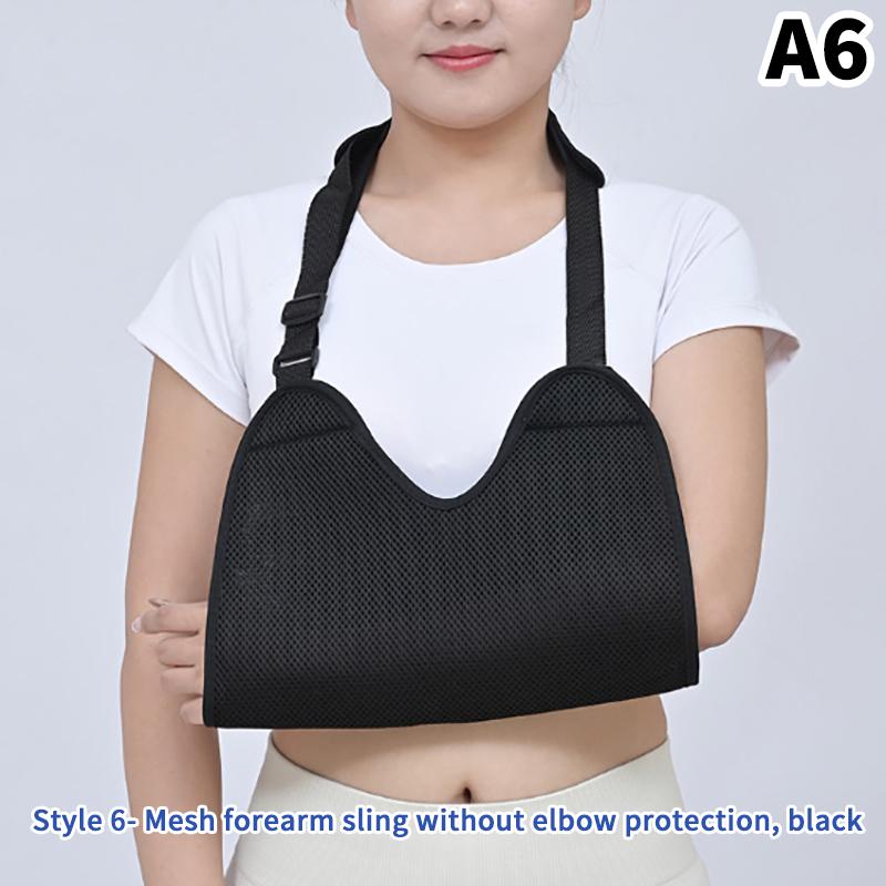 

Adjustable Breathable Arm Forearm Sling Universal Support Shoulder Strap Brace Straps After Surgery Immobilizer Wrist Straps as the picture