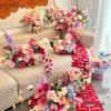 Estilo Jardim Monet Flor de Vento Biônica Rosa Buquê de Casamento