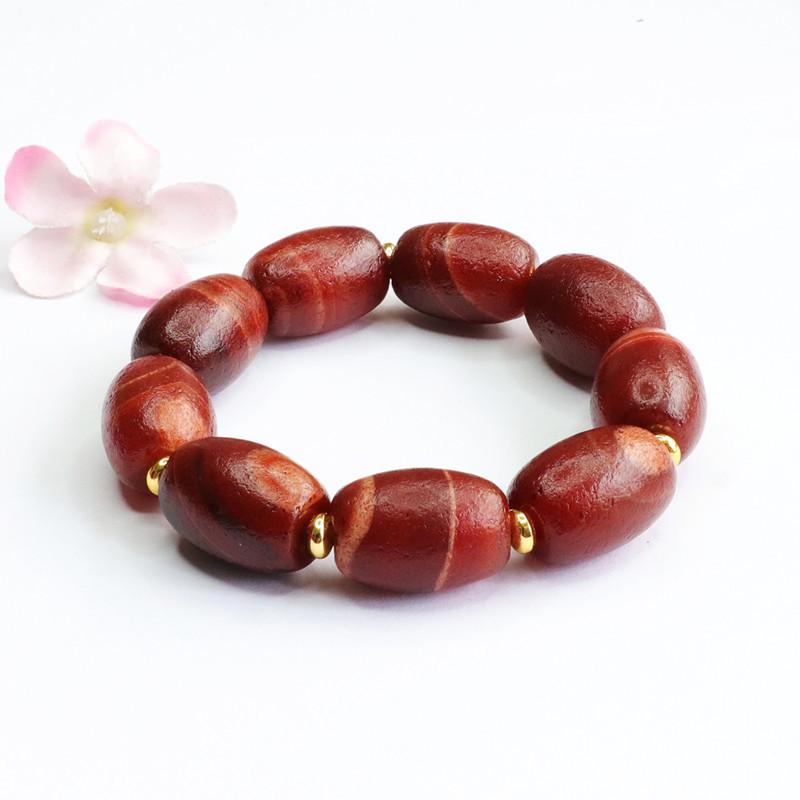 2026 Ximang Old Material Red Agate as Right Rain Bracelet Jewelry Factory Live Delivery S2042110