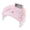 Kids Travel Tray Car Seat Activity and Play Tray Organizer for Children and Toddlers Lap Desk with Tablet Phone Holder Foldable