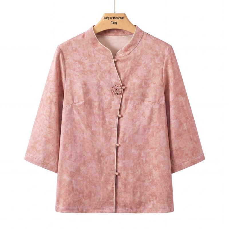 Middle-Aged Women s New Chinese Style Summer Blouse 41