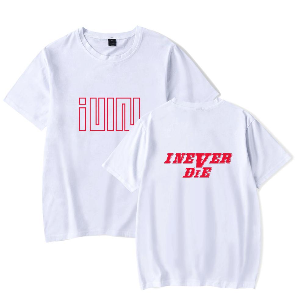 2023 Kpop Gidle New Album I Never Die Tshirt Cotton Tee Tops Short Sleeve For Unisex And Women Casual Streetwear